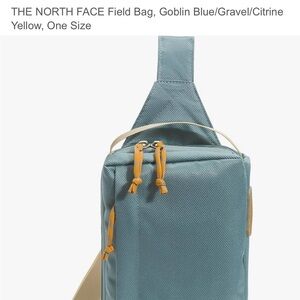The North Face Men's Belt Bag - Blue and Yellow